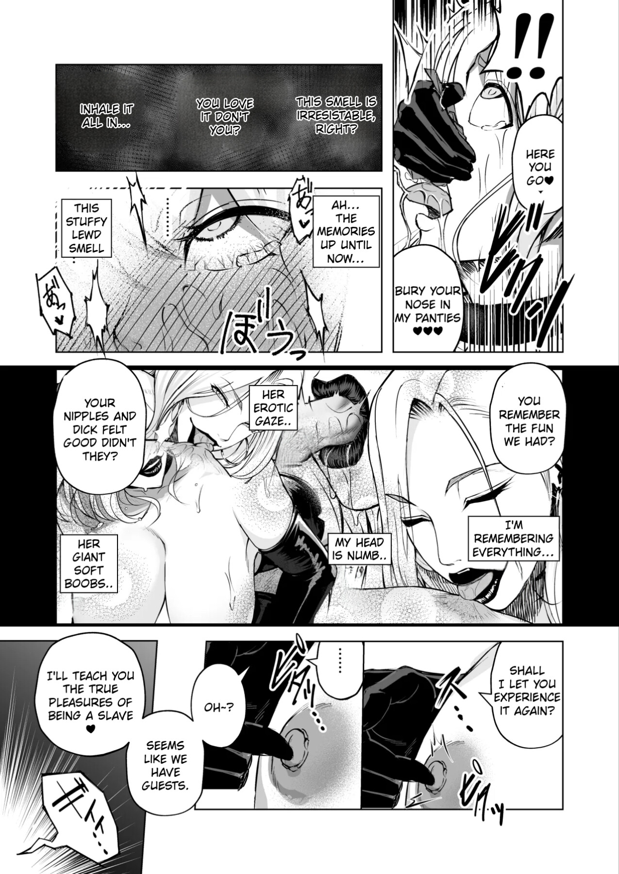 hentai manga A Dick Slave in a Land of Wicked Women